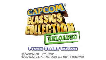 Capcom Classics Collection Reloaded (EU) screen shot title